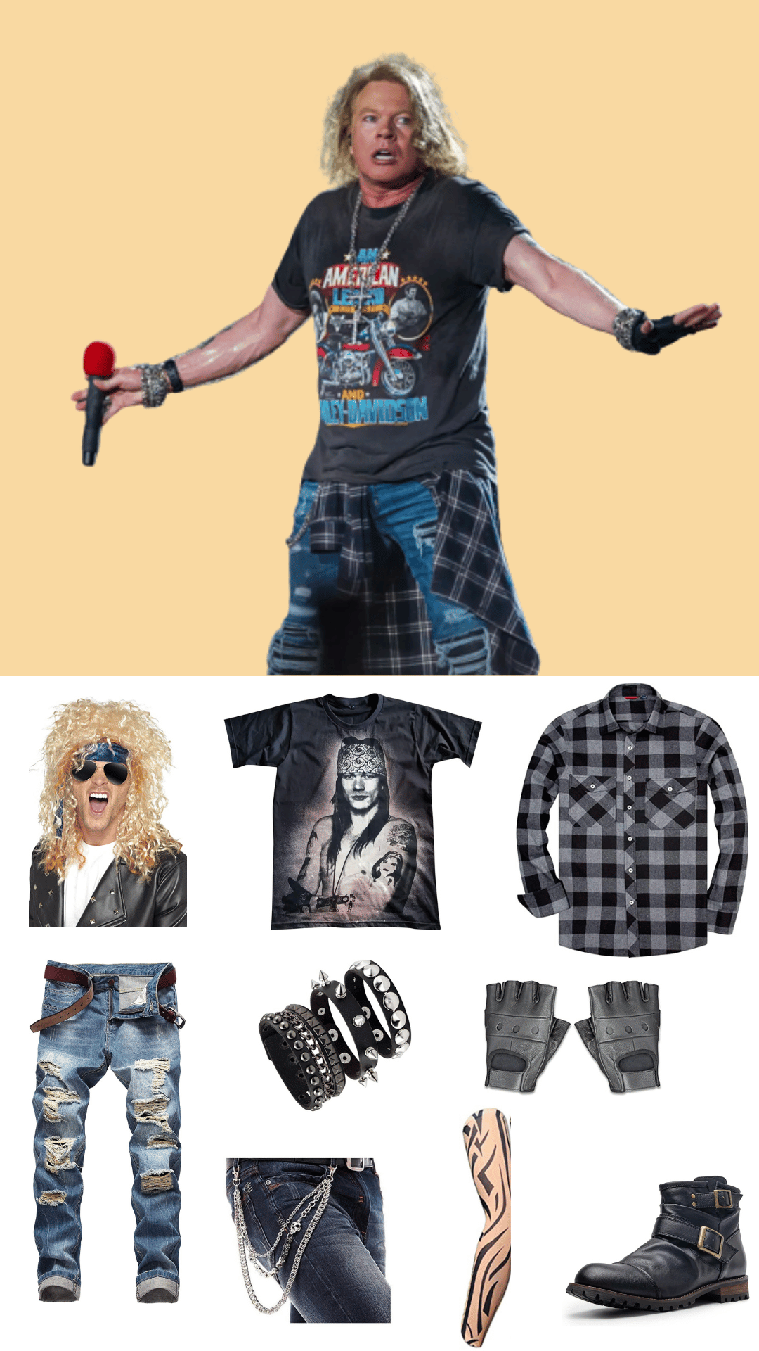 Axl Rose Costume 1 Axl Rose Costume