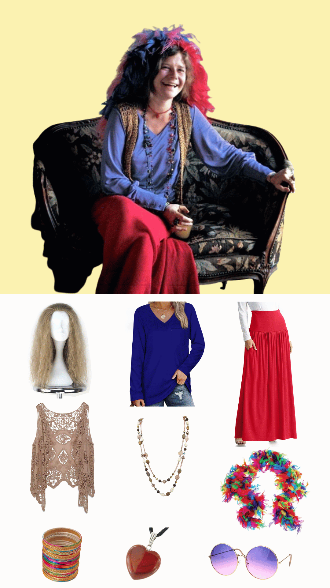 Janis Joplin Costume 1 Janis Joplin Costume