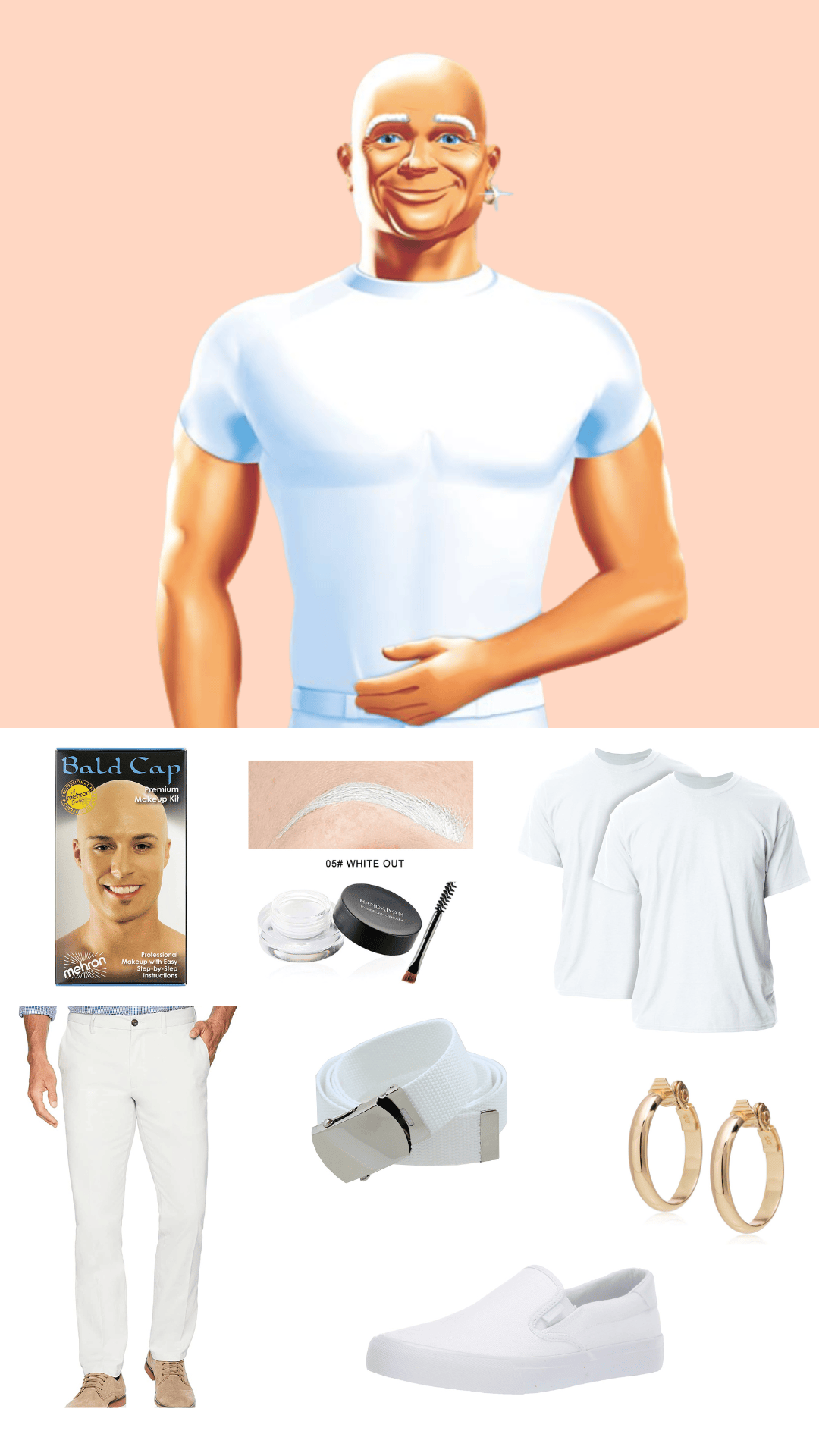 Mr Clean Costume Guide