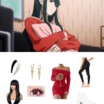 DIY Yor Forger Red Sweater Dress Costume Guide: Spy x Family Cosplay 1 DIY Yor Forger Red Sweater Dress Costume Guide: Spy x Family Cosplay