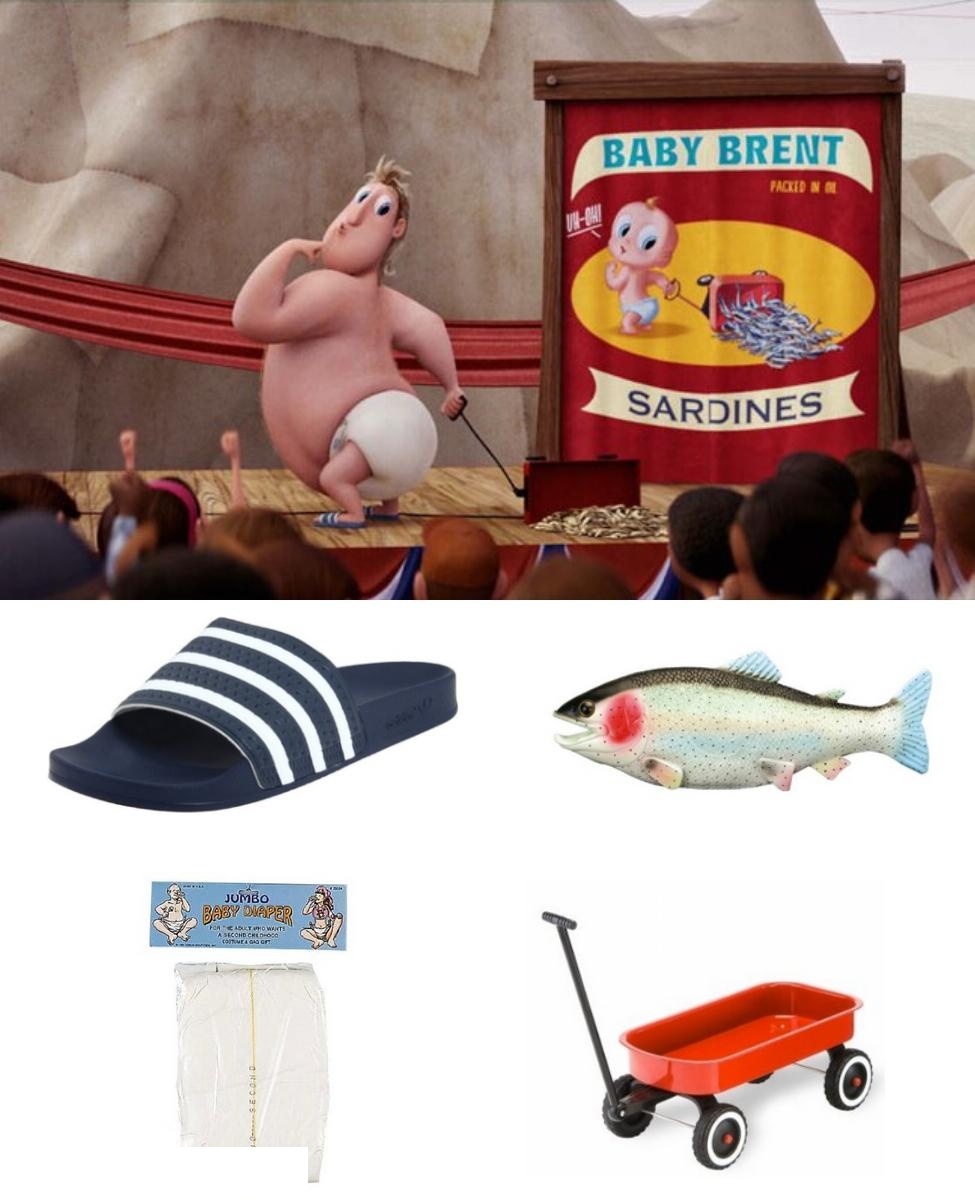 Baby Brent Costume Guide: DIY Cloudy with a Chance of Meatballs Look 1 Baby Brent Costume Guide: DIY Cloudy with a Chance of Meatballs Look