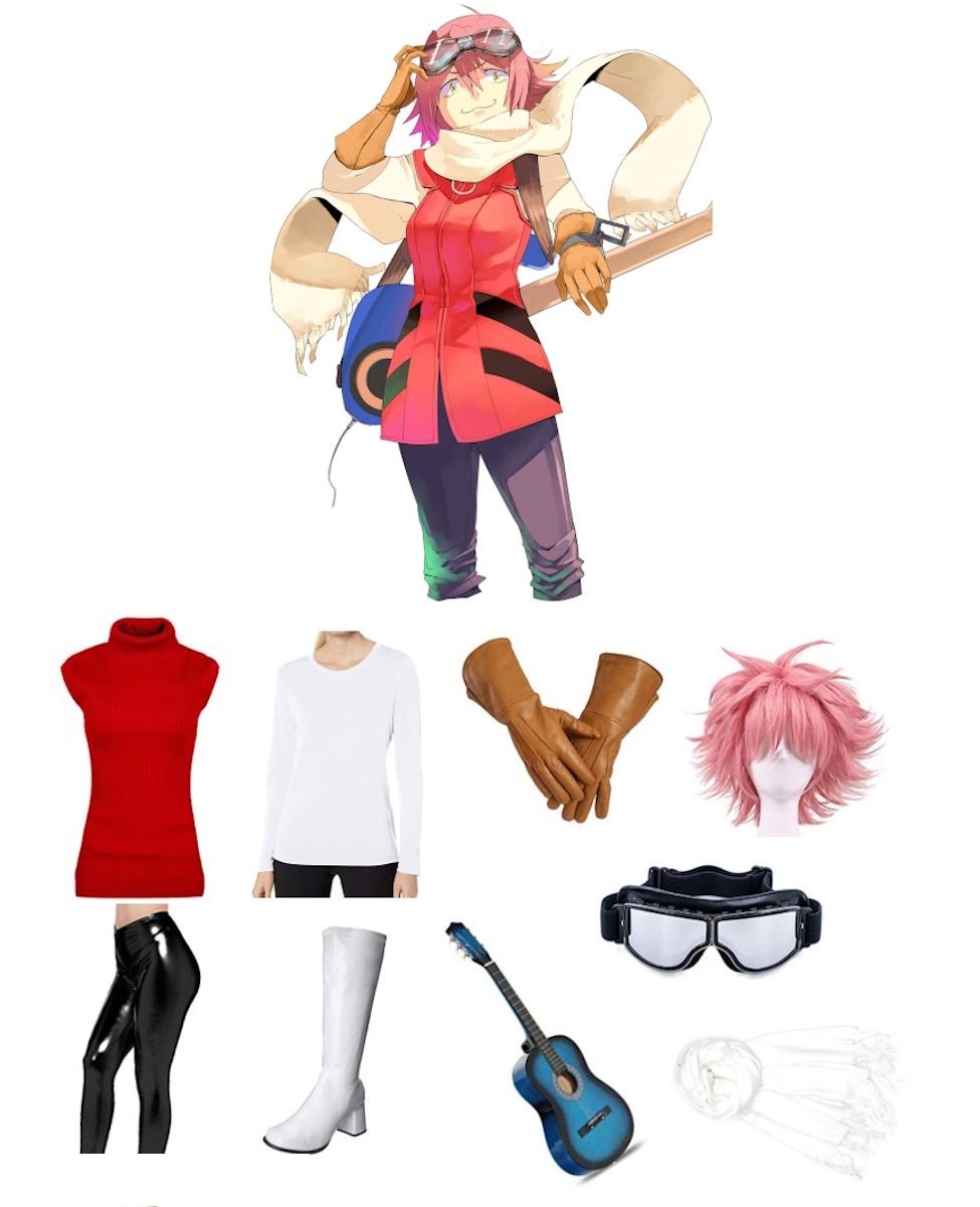 Haruko Haruhara Costume Guide: DIY FLCL Cosplay 1 Haruko Haruhara Costume Guide: DIY FLCL Cosplay