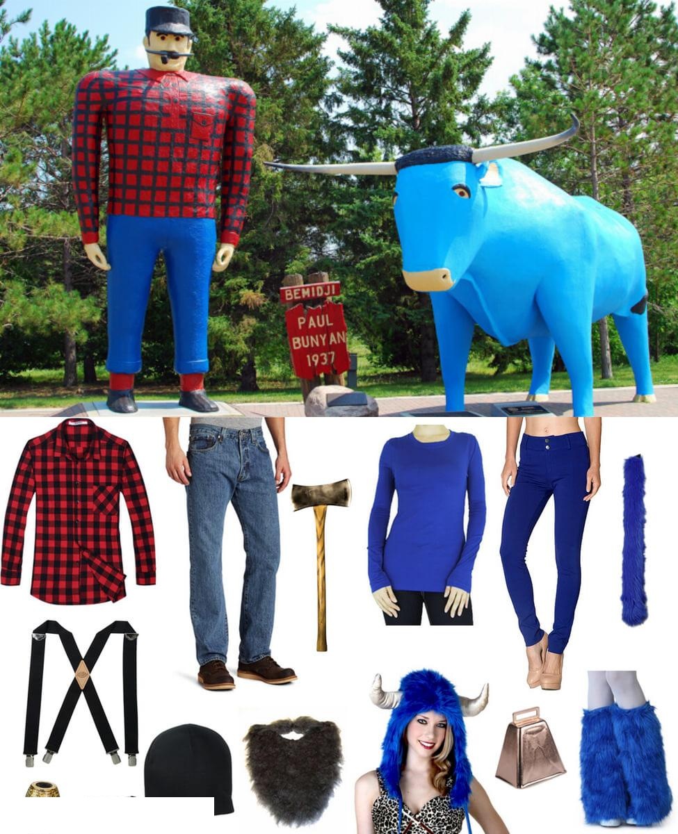 DIY Paul Bunyan and Babe the Blue Ox Costume Guide 1 DIY Paul Bunyan and Babe the Blue Ox Costume Guide