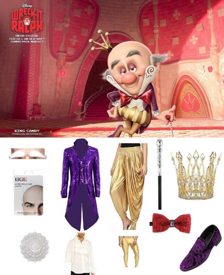 How to Make a King Candy Wreck-It Ralph Cosplay Costume 2 How to Make a King Candy Wreck-It Ralph Cosplay Costume