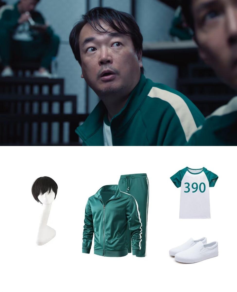 Park Jung-bae Squid Game Costume Guide: Dress Like Player 390 1 Park Jung-bae Squid Game Costume Guide: Dress Like Player 390