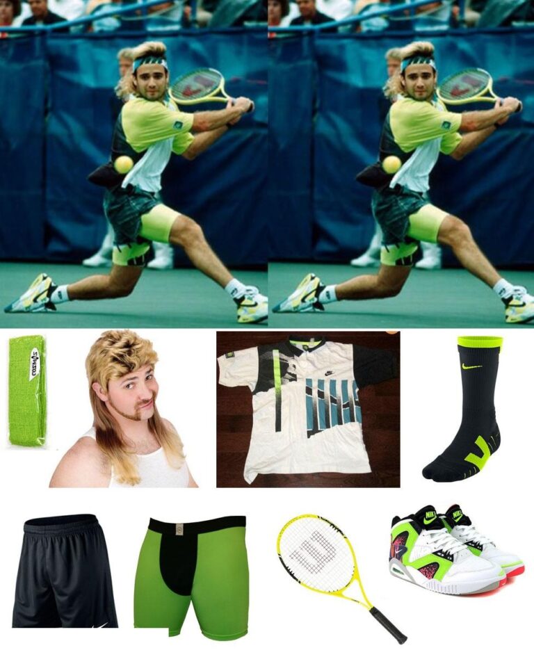 Ultimate Andre Agassi 90s Tennis DIY Costume Guide 9 Ultimate Andre Agassi 90s Tennis DIY Costume Guide