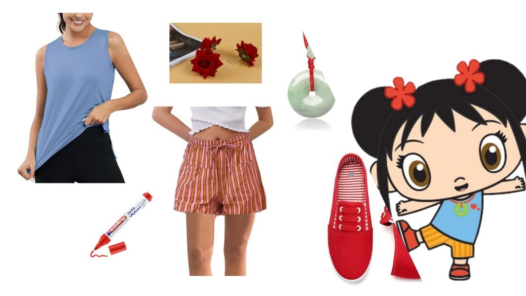Kai-Lan Chow Costume Guide: DIY Ni Hao, Kai-Lan Cosplay Tutorial 2 Kai-Lan Chow Costume Guide: DIY Ni Hao, Kai-Lan Cosplay Tutorial