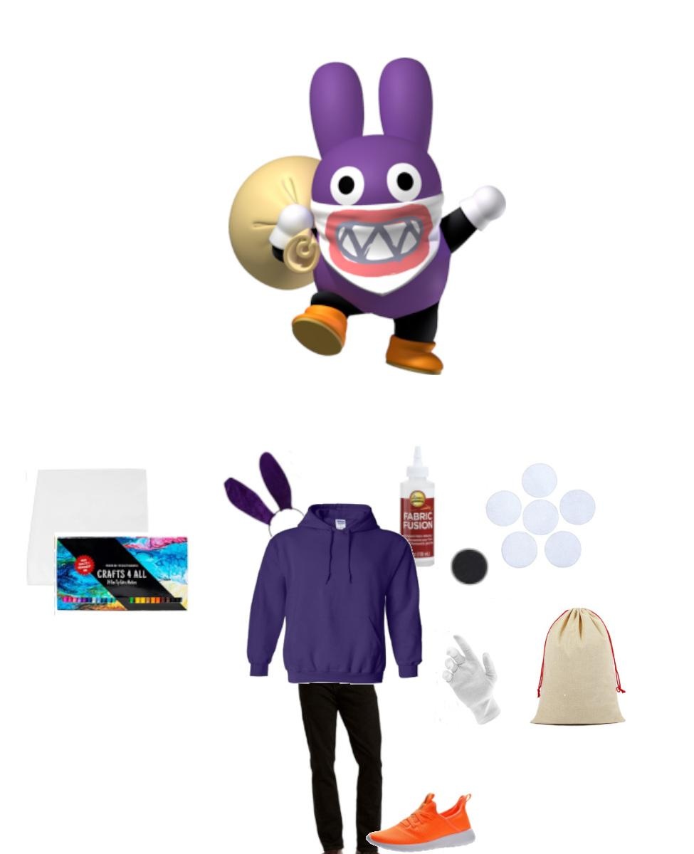 DIY Nabbit from Super Mario U Deluxe Cosplay Guide