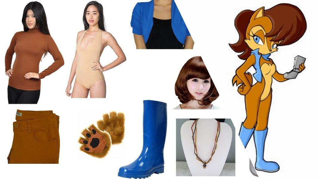 DIY Princess Sally Alicia Acorn Cosplay Guide: Easy Freedom Fighter Costume 2 DIY Princess Sally Alicia Acorn Cosplay Guide: Easy Freedom Fighter Costume
