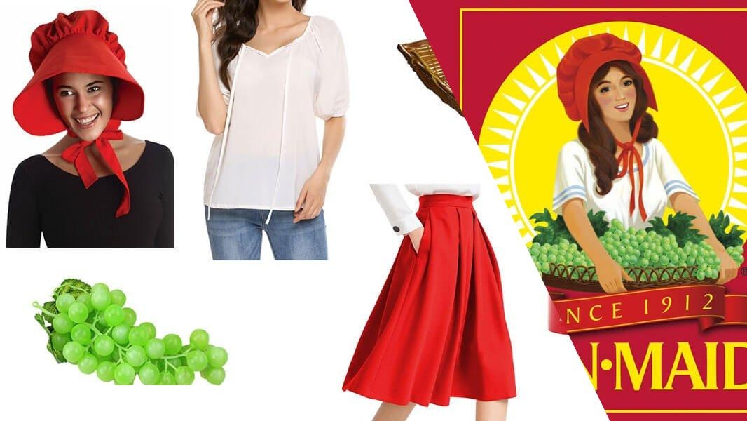 Sun-Maid Raisin Girl DIY Costume Guide 2 Sun-Maid Raisin Girl DIY Costume Guide
