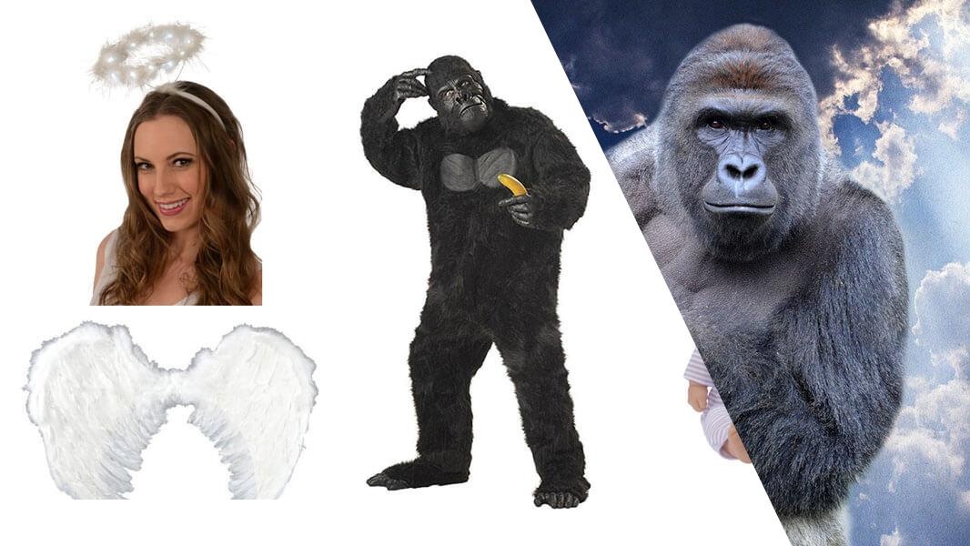 DIY Harambe Angel Cosplay Costume Guide 6 DIY Harambe Angel Cosplay Costume Guide
