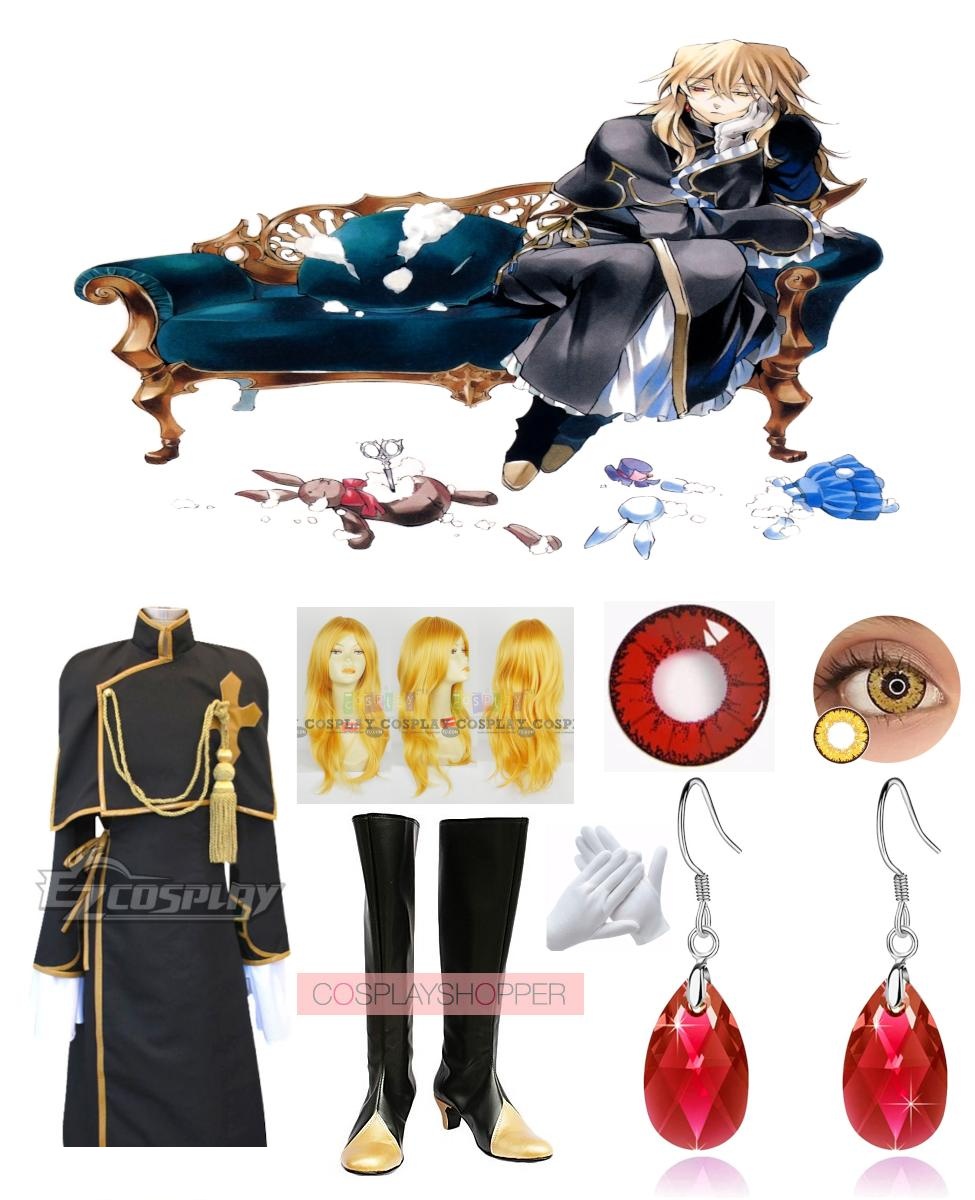 Vincent Nightray Cosplay Costume Guide: Pandora Hearts Outfit 1 Vincent Nightray Cosplay Costume Guide: Pandora Hearts Outfit