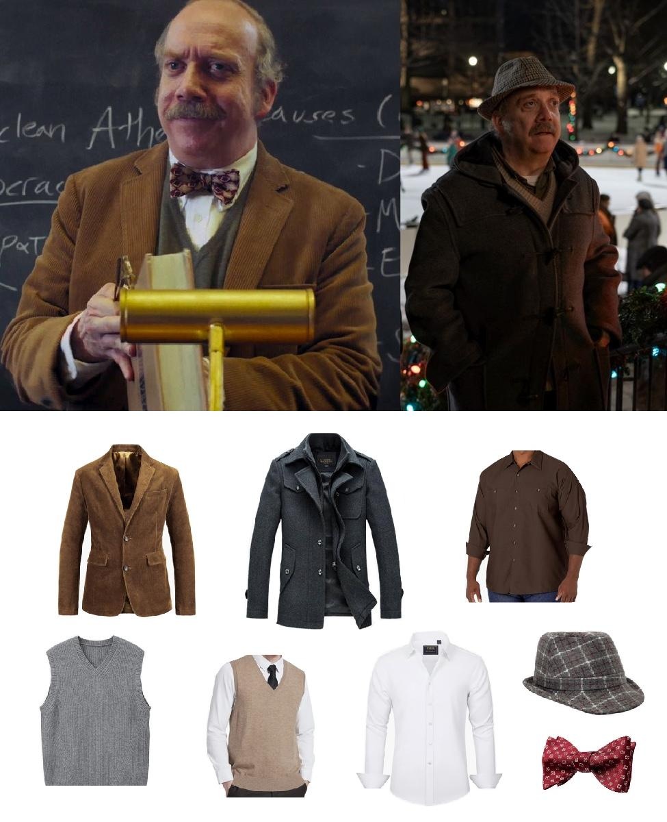 Paul Hunham Cosplay Costume Guide: The Holdovers Look 1 Paul Hunham Cosplay Costume Guide: The Holdovers Look