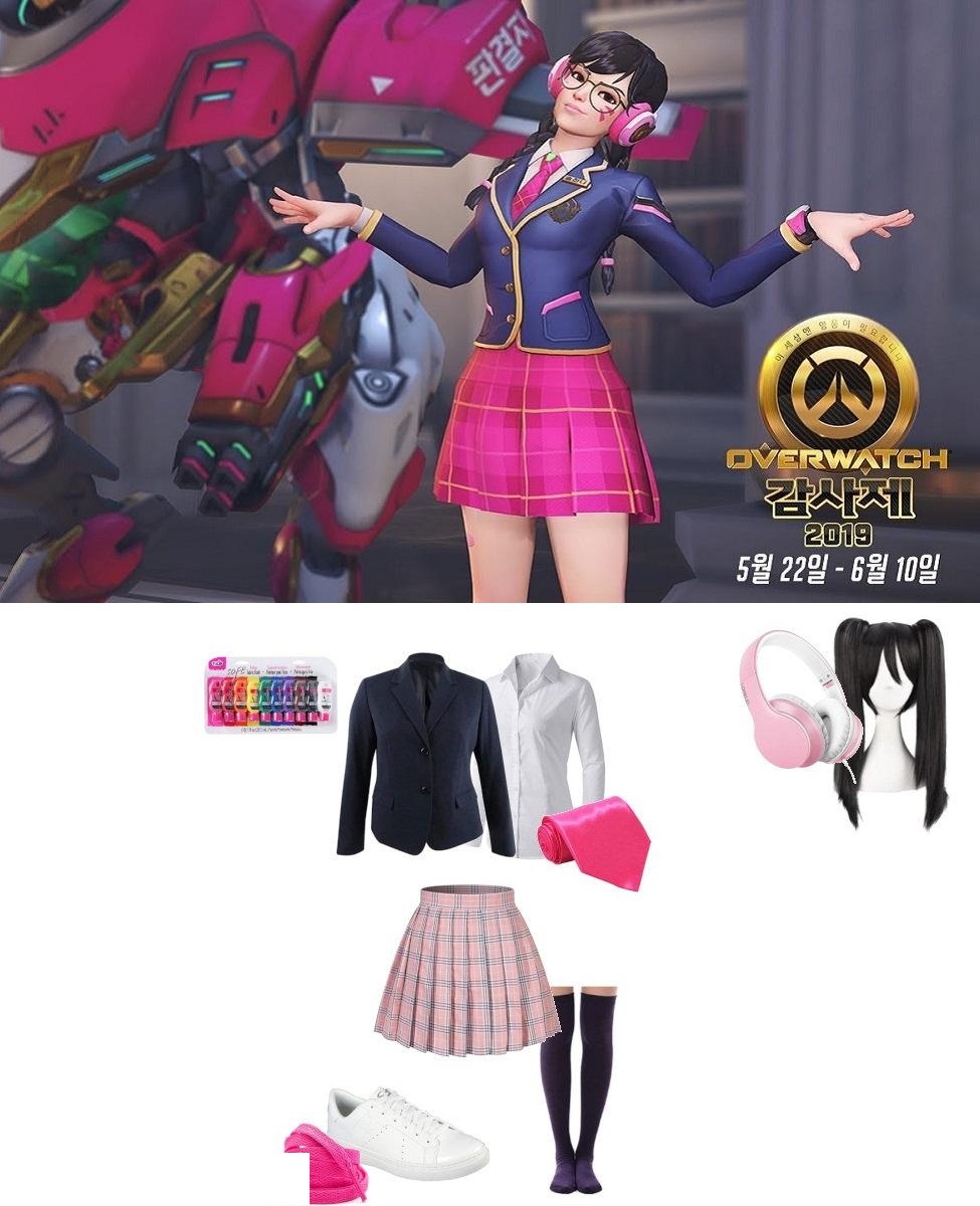 Ultimate Academy D.Va Cosplay Costume Guide: Overwatch School Uniform 1 Ultimate Academy D.Va Cosplay Costume Guide: Overwatch School Uniform