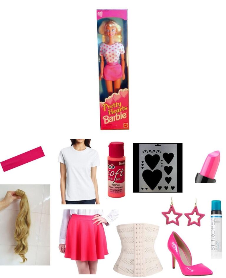 Pretty Hearts Barbie DIY Costume Guide: Retro 80s Look 8 Pretty Hearts Barbie DIY Costume Guide: Retro 80s Look