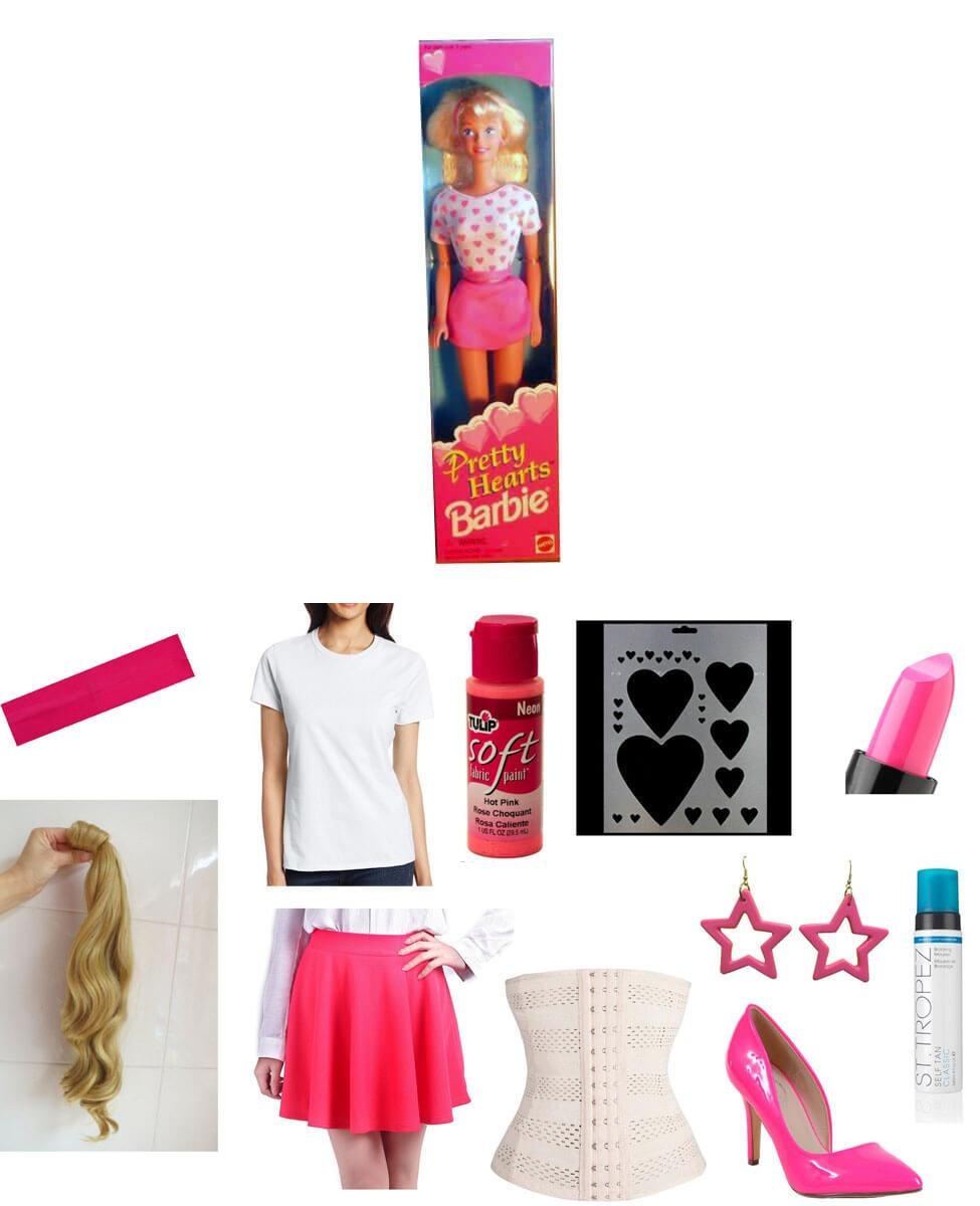 Pretty Hearts Barbie DIY Costume Guide: Retro 80s Look 1 Pretty Hearts Barbie DIY Costume Guide: Retro 80s Look
