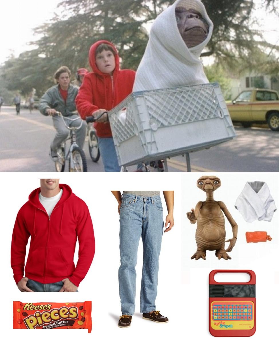 E.T. and Elliott DIY Cosplay Costume Guide 1 E.T. and Elliott DIY Cosplay Costume Guide