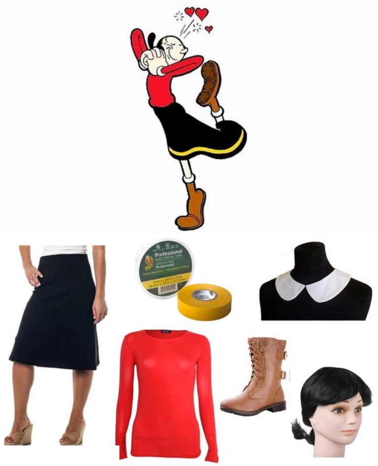 DIY Olive Oyl Costume Guide: Easy Classic Cartoon Cosplay 4 DIY Olive Oyl Costume Guide: Easy Classic Cartoon Cosplay