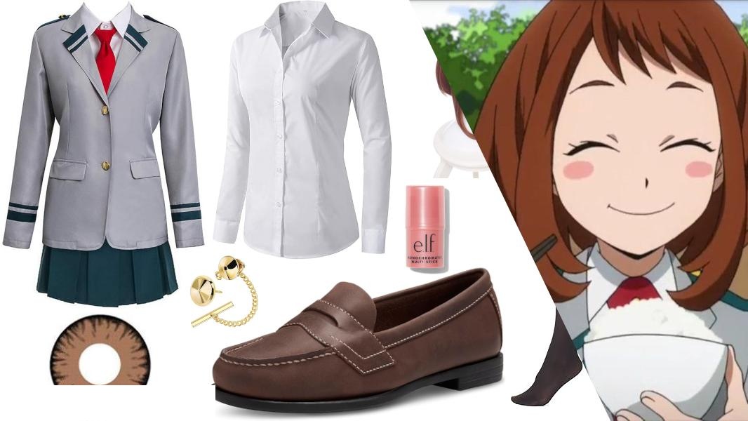 Ochaco Uraraka School Uniform Cosplay Costume Guide 10 Ochaco Uraraka School Uniform Cosplay Costume Guide