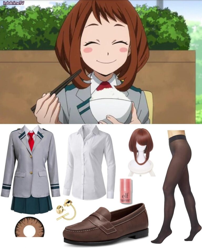 Ochaco Uraraka School Uniform Cosplay Costume Guide 7 Ochaco Uraraka School Uniform Cosplay Costume Guide