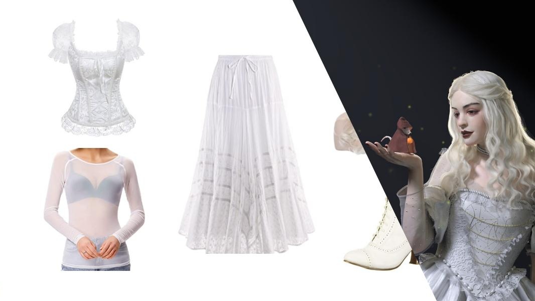 White Queen Alice in Wonderland Costume Guide 7 White Queen Alice in Wonderland Costume Guide