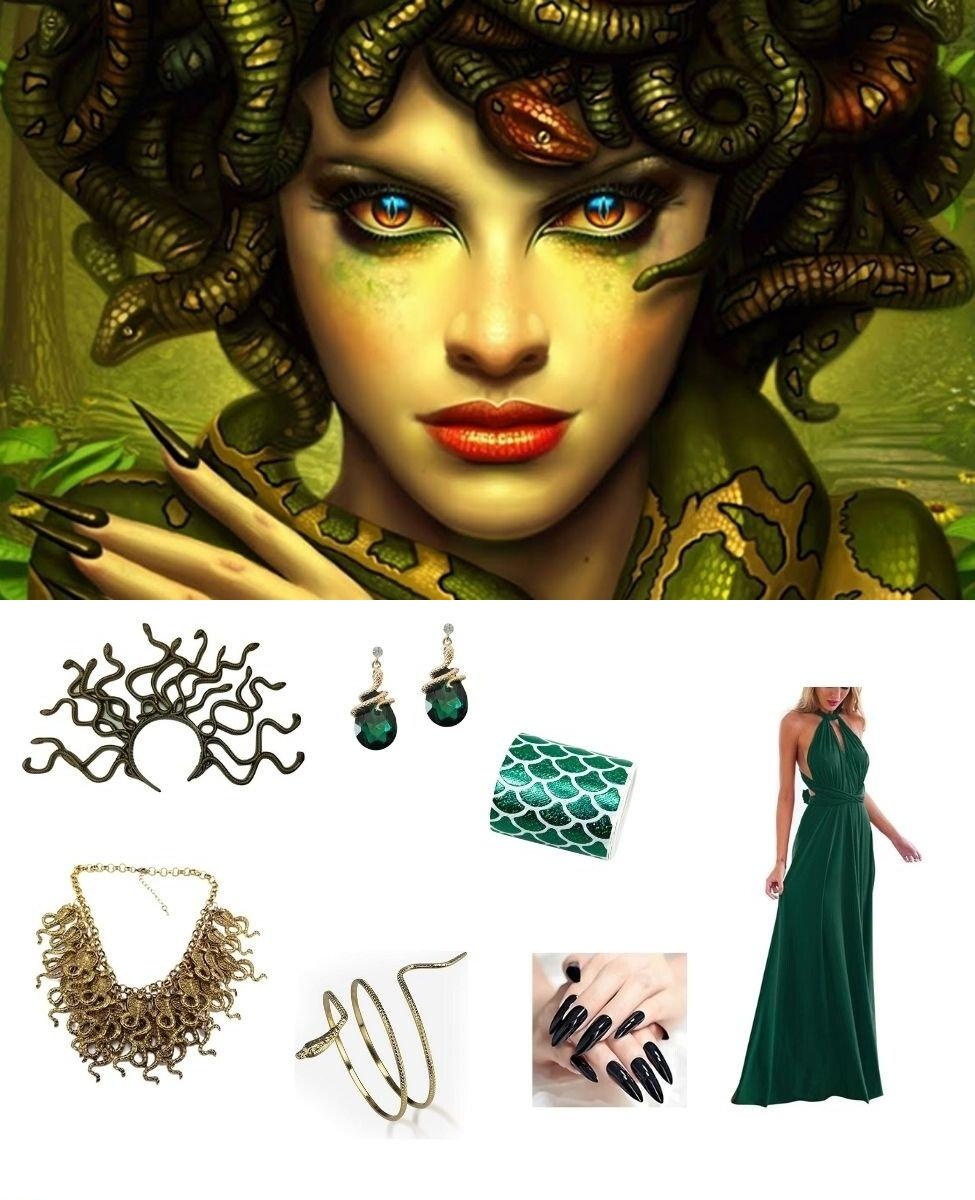 Medusa DIY Costume Guide: Snake Hair & Gown 1 Medusa DIY Costume Guide: Snake Hair & Gown