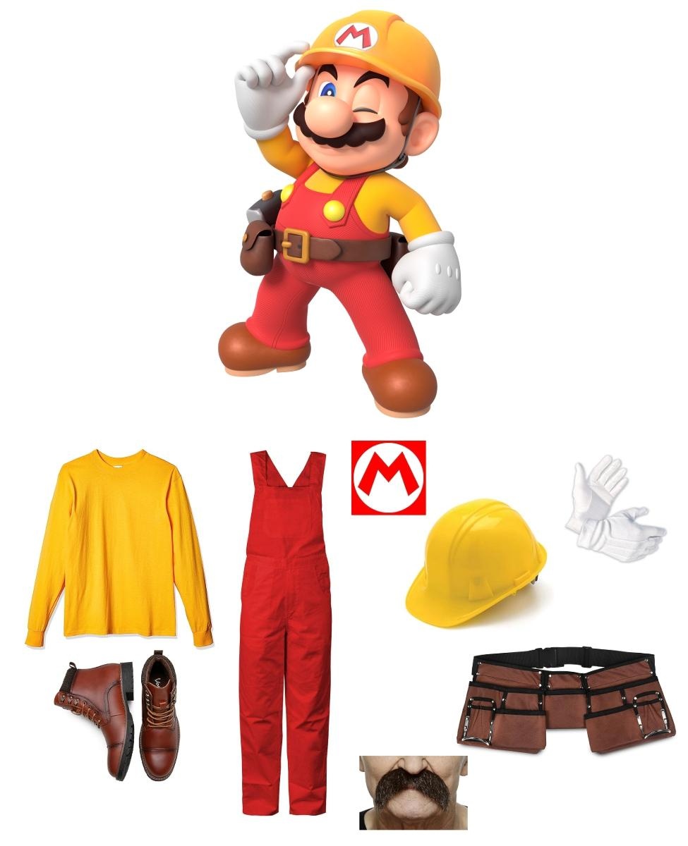 Builder Mario Costume Guide 1 Builder Mario Costume Guide