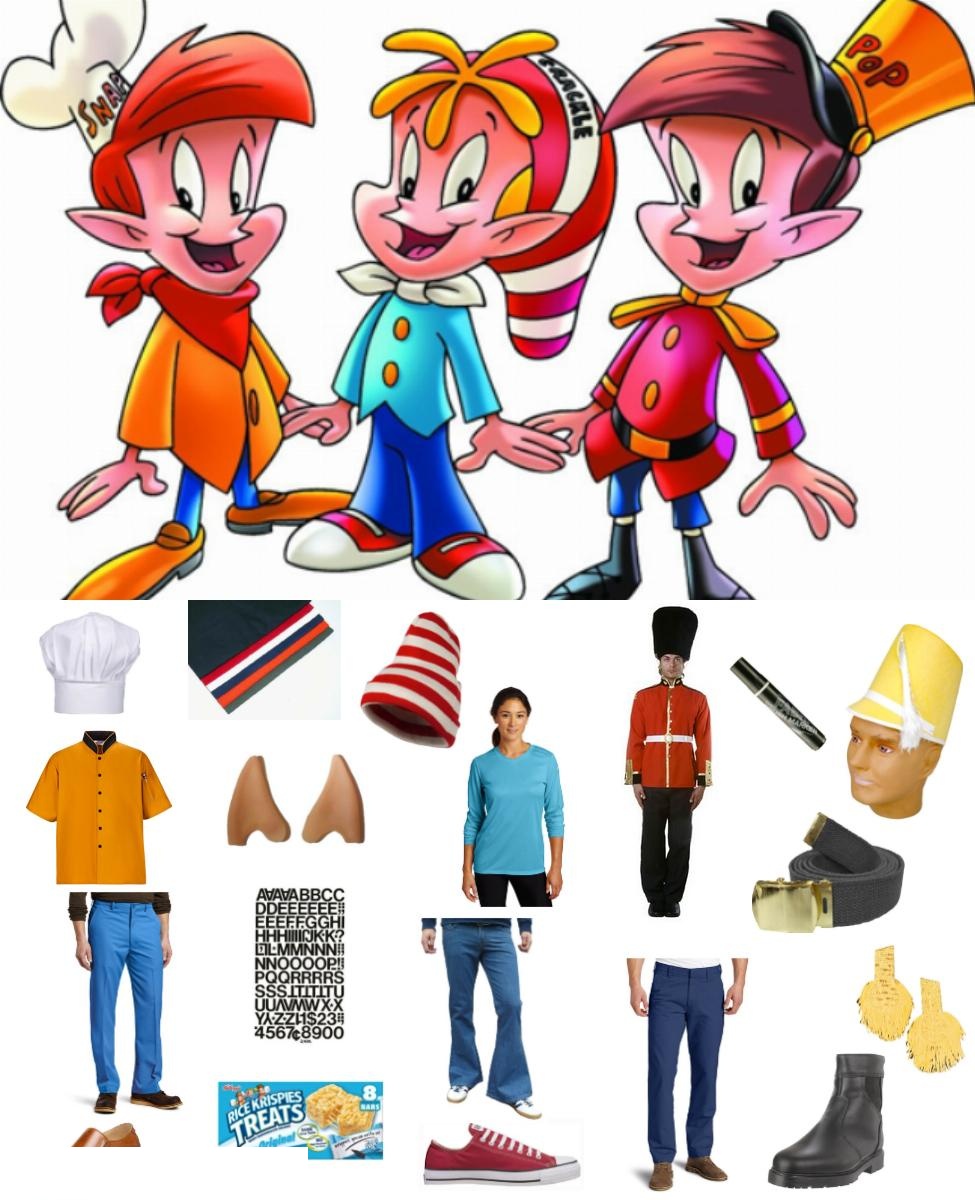 Snap, Crackle, and Pop DIY Costume Guide 1 Snap, Crackle, and Pop DIY Costume Guide