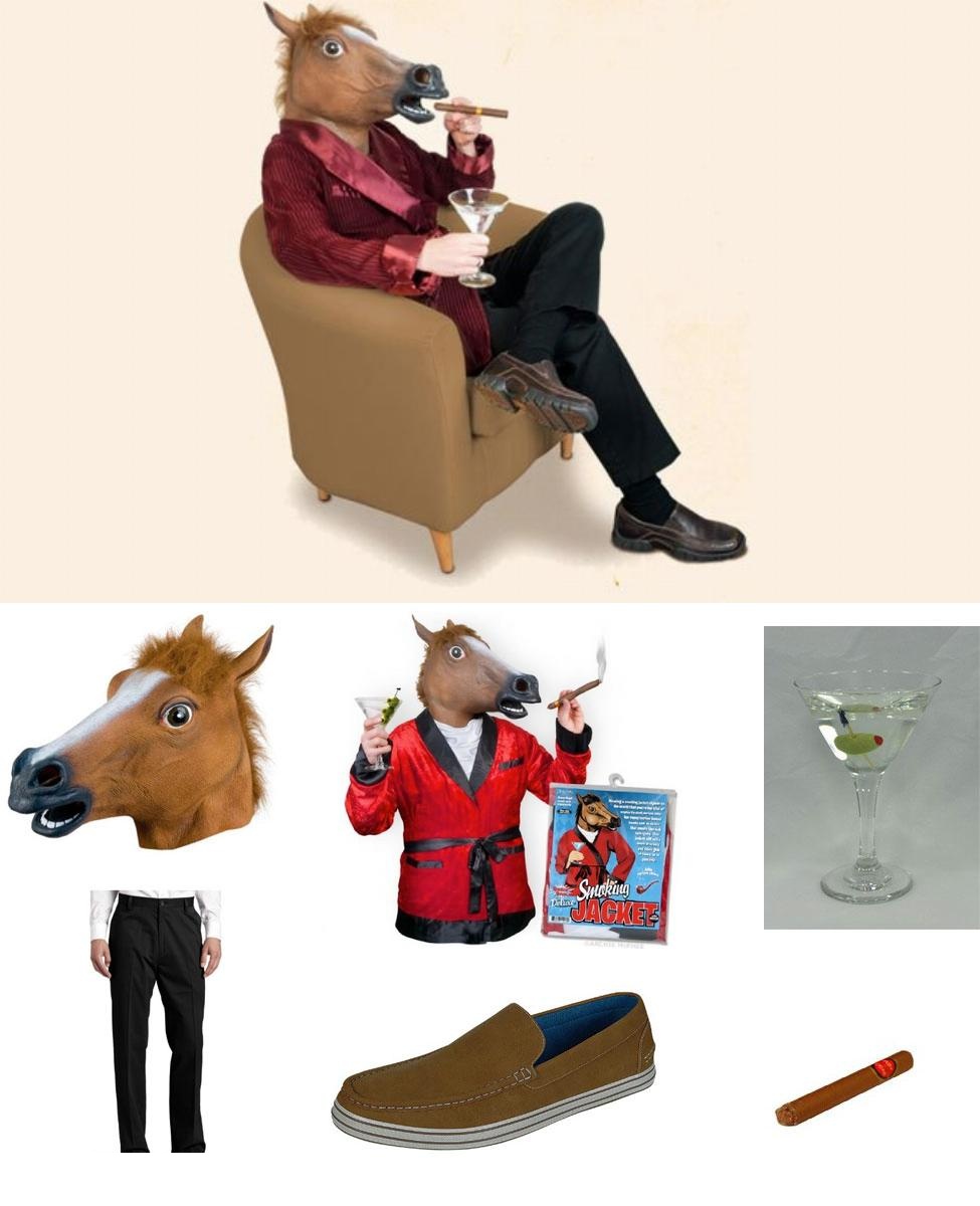 DIY Horse Head Man Costume Guide 1 DIY Horse Head Man Costume Guide