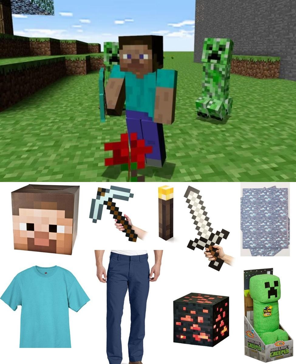 Minecraft Steve DIY Costume Guide 1 Minecraft Steve DIY Costume Guide